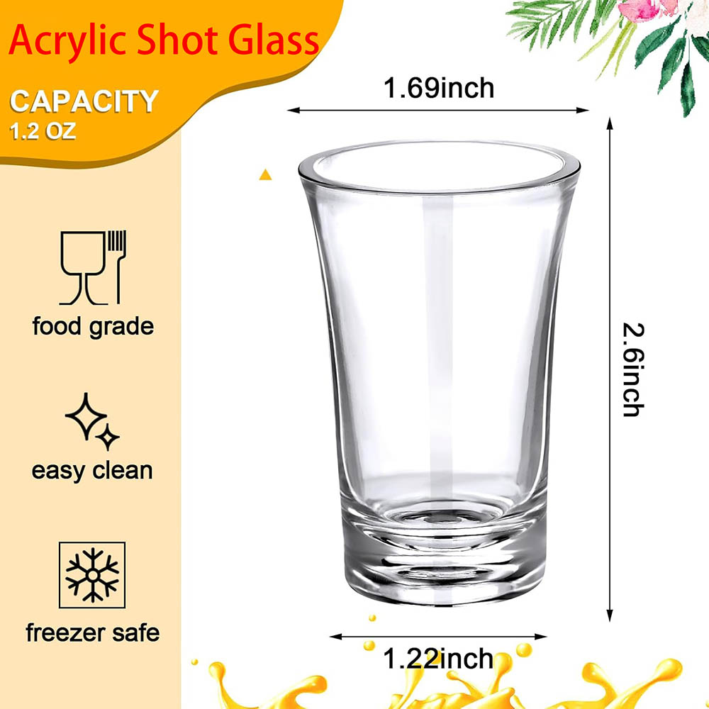 แก้วช็อตอะคริลิกขนาด 1.2 ออนซ์ - Espresso Shot Glass บทวิจารณ์และราคา