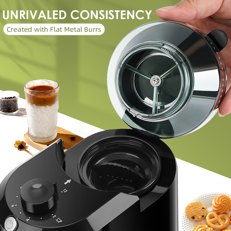 Wancle ไฟฟ้า Burr เครื่องบดกาแ - Coffee Grinder Burr Flat บทวิจารณ์และราคา