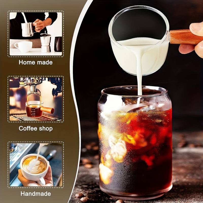 ถ้วยใส่น้ำนมถ้วยแก้วกาแฟ gelas - Espresso Shot Glass บทวิจารณ์และราคา