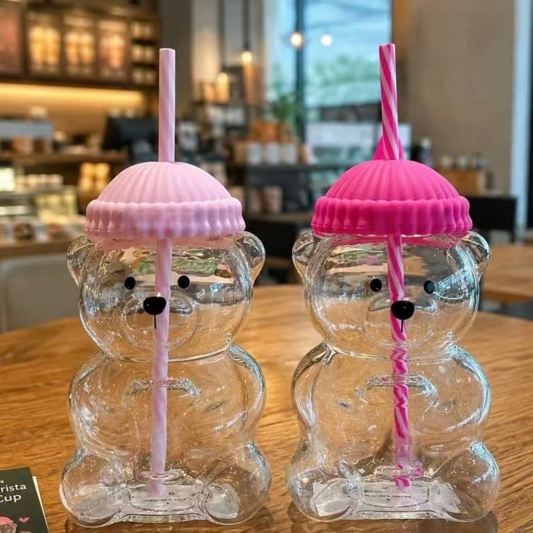 แก้วน้ำทรงหมี Bk สีชมพูใส แก้ว - Espresso Shot Glass บทวิจารณ์และราคา