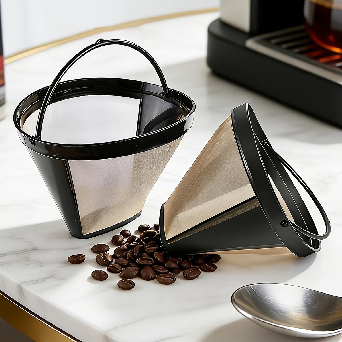 แผ่นกรองกาแฟแบบใช้ซ้ำได้ รูปทร - Coffee Equipment Pour Over บทวิจารณ์และราคา