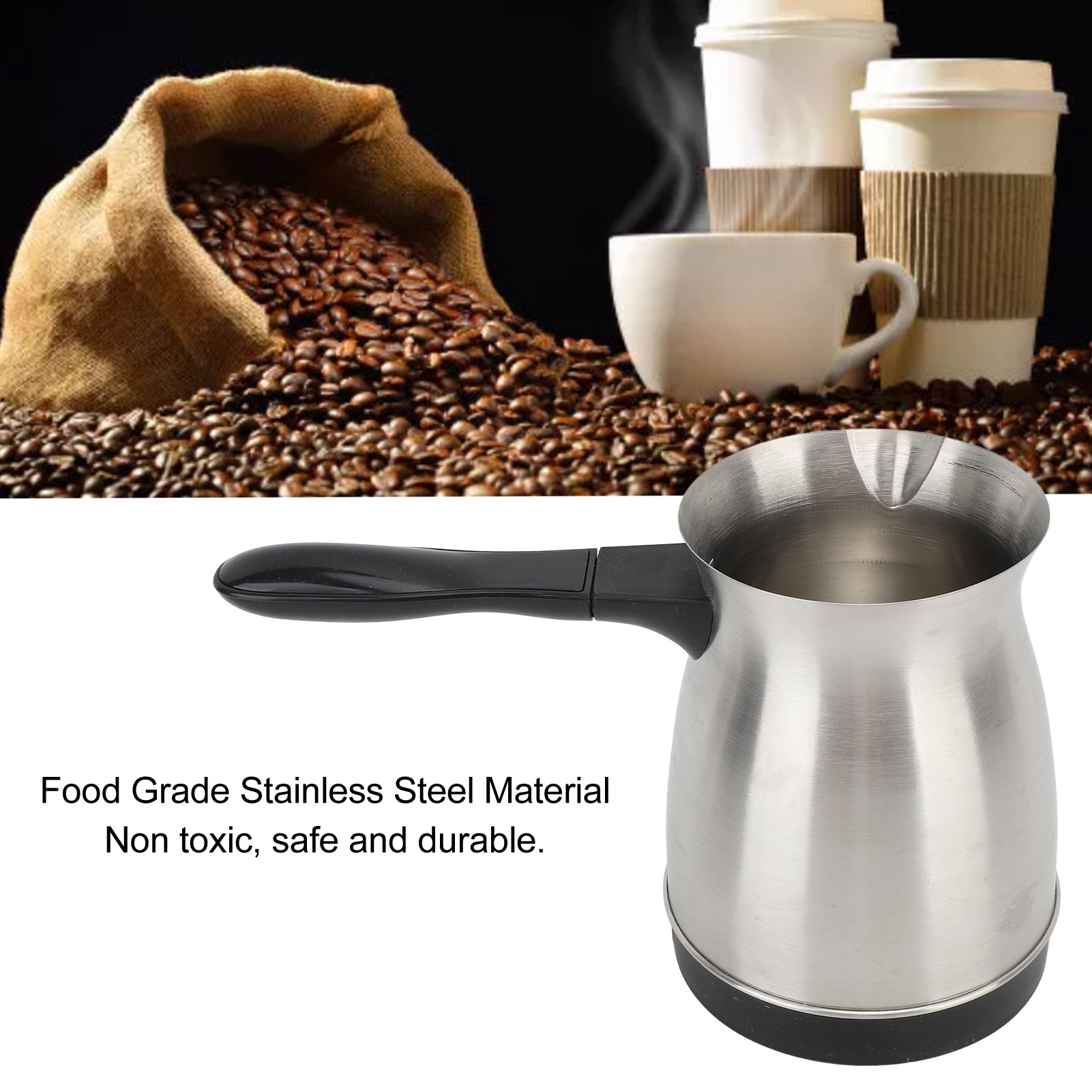 เครื่องชงกาแฟตุรกีไฟฟ้า 600ml  - Coffee Equipment For Camping บทวิจารณ์และราคา